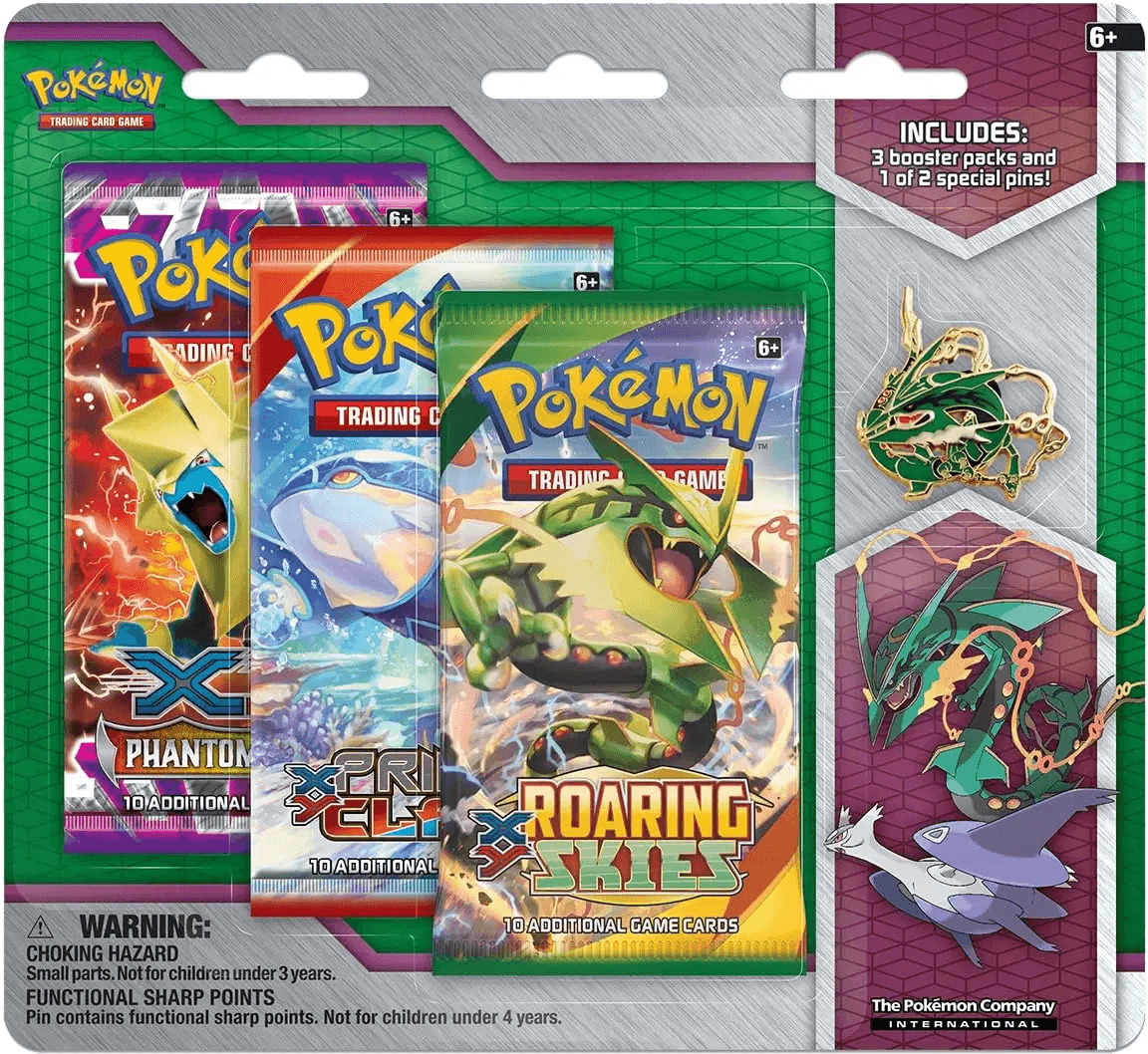 Roaring Skies - Pin Three Pack - Mega Rayquaza