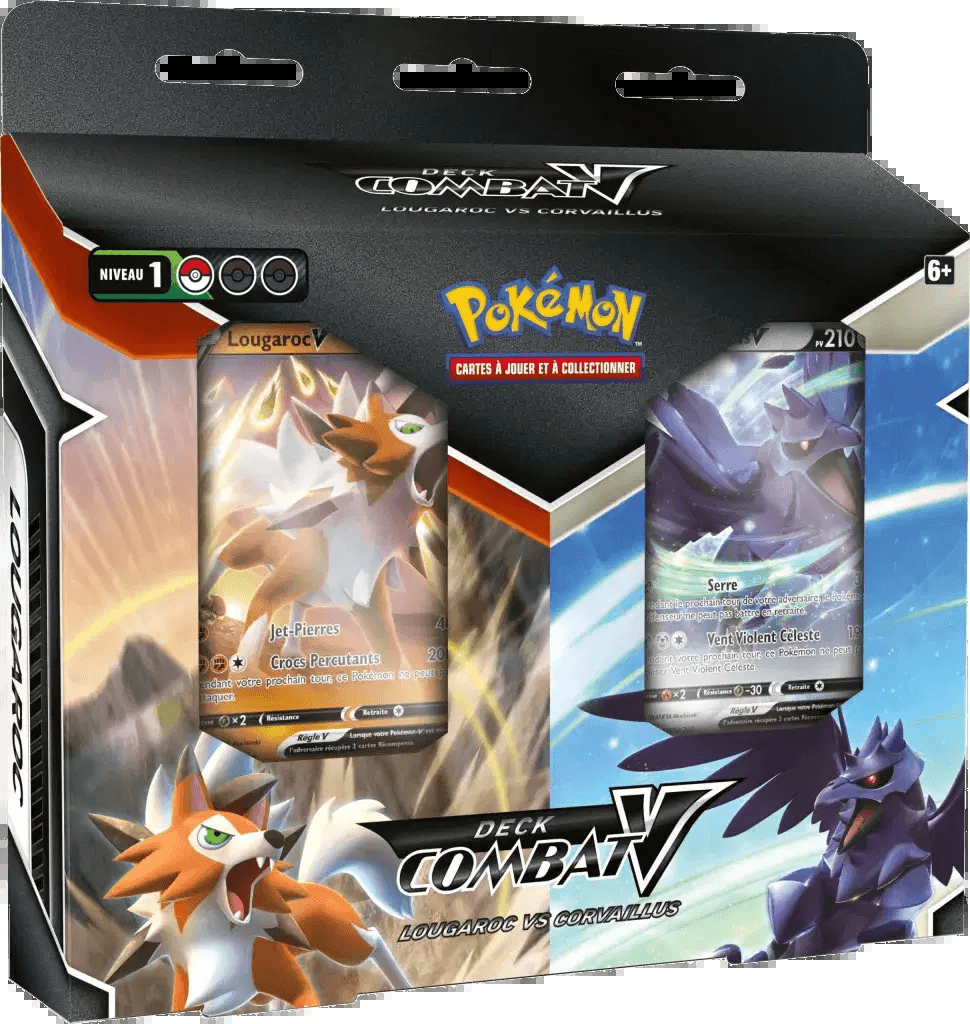 Lycanroc vs Corviknight V Battle Deck