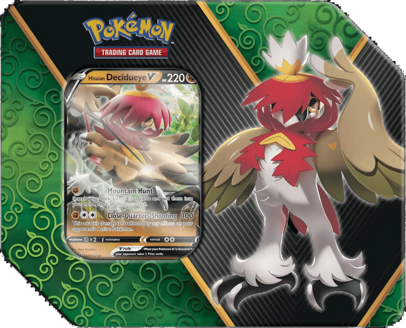 Divergent Powers Hisuian Decidueye-V Tin 🇺🇸