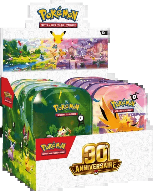 30th Celebration Mini Tin Display