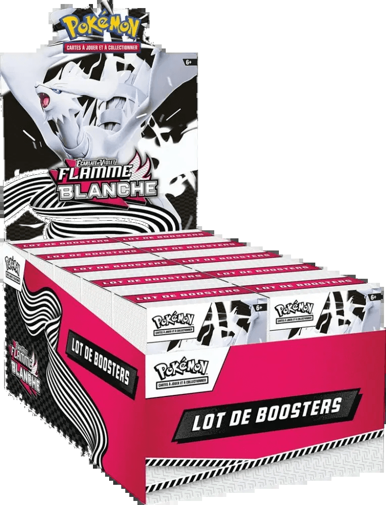 Display de lots de boosters Flamme Blanche