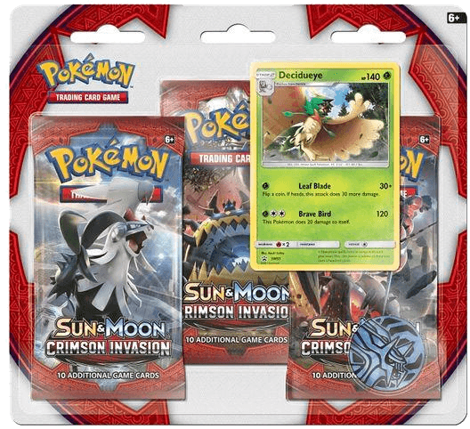 Crimson Invasion 3 Pack Blister [Decidueye]