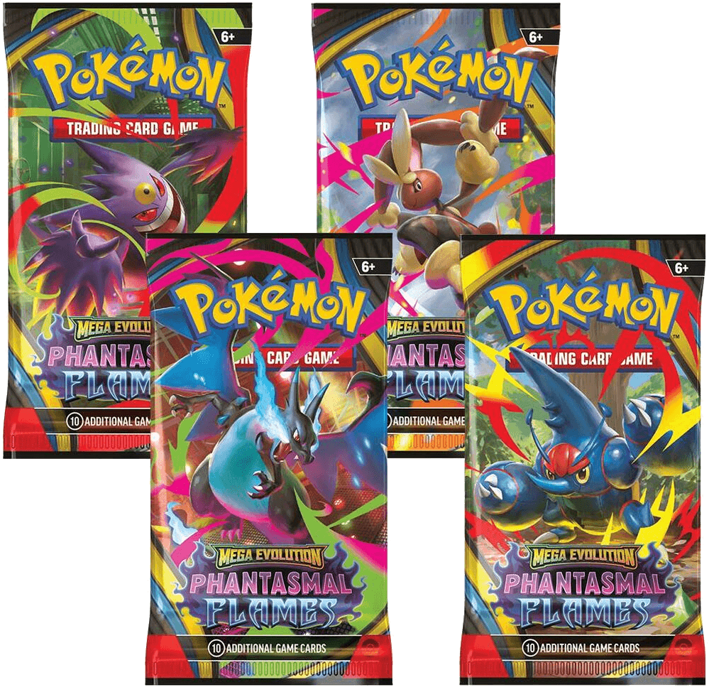 Phantasmal Flames Booster Pack Art Bundle [Set of 4]
