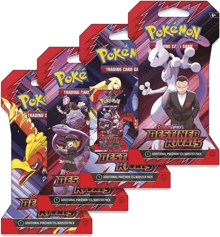 Destined Rivals Sleeved Booster Pack Art Bundle [Set of 4]