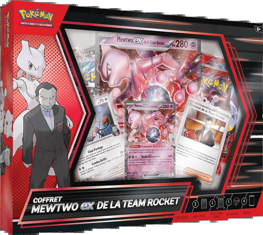 Team Rocket's Mewtwo ex Box