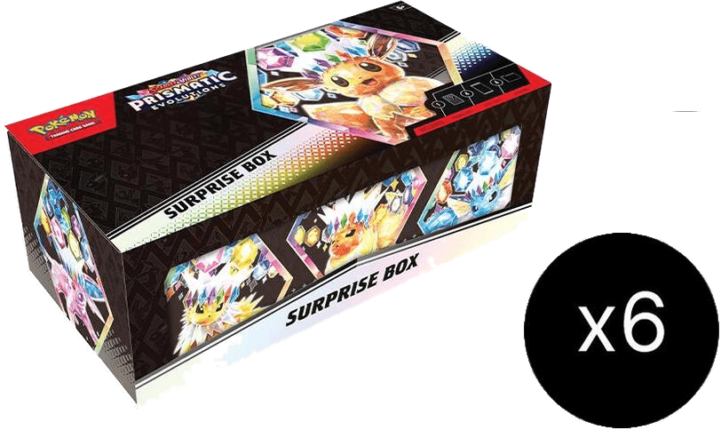 Prismatic Evolutions Surprise Box Case