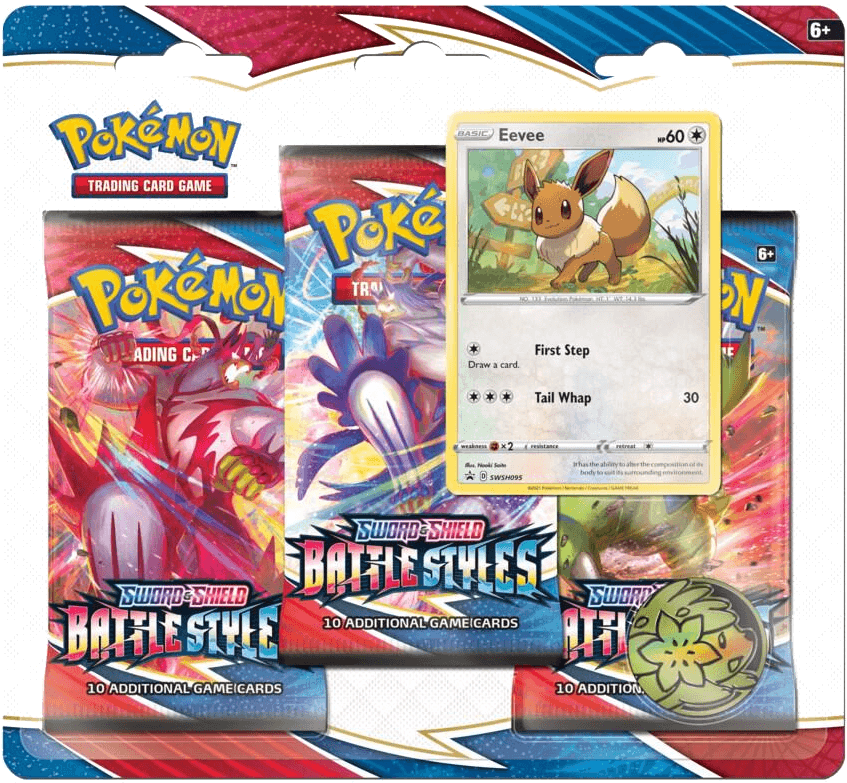 Battle Styles 3 Pack Blister [Eevee]