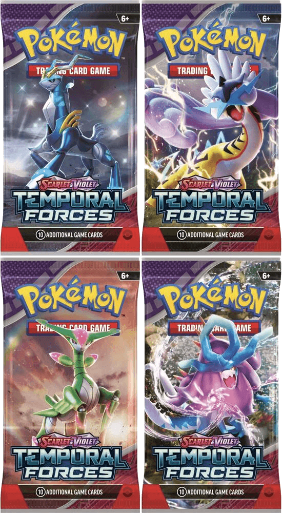 Temporal Forces Booster Pack Art Bundle [Set of 4]