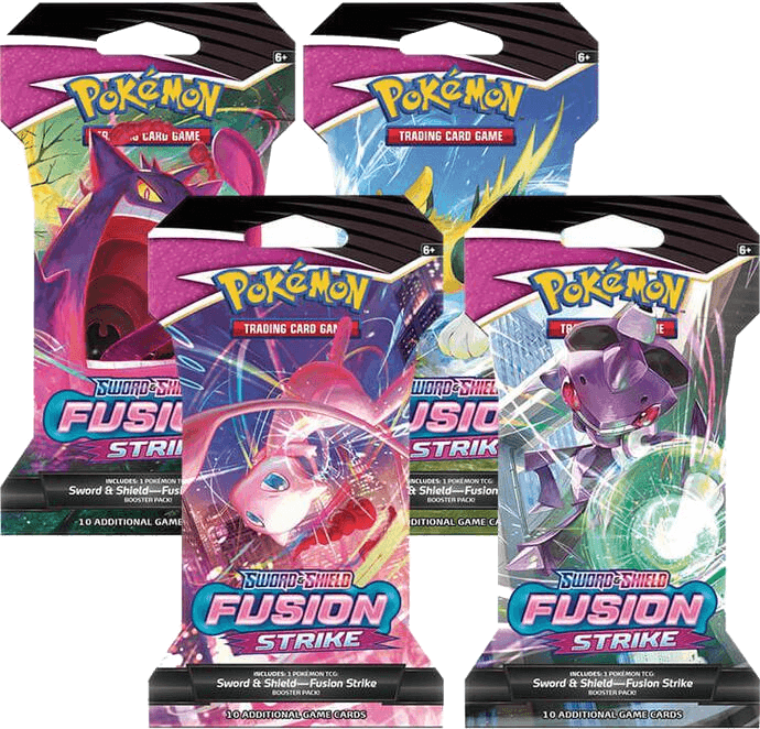 Fusion Strike Sleeved Booster Pack Art Bundle [Set of 4]