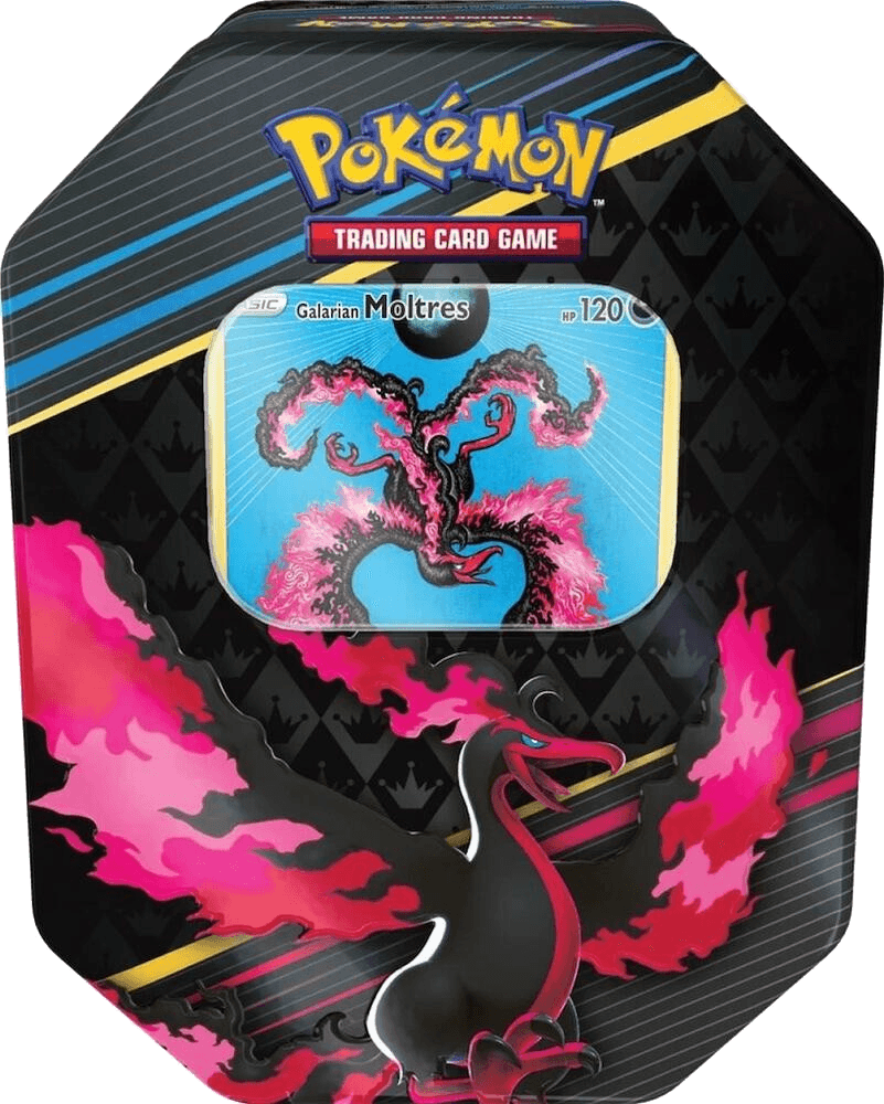 Crown Zenith Tin [Galarian Moltres] (International Version)