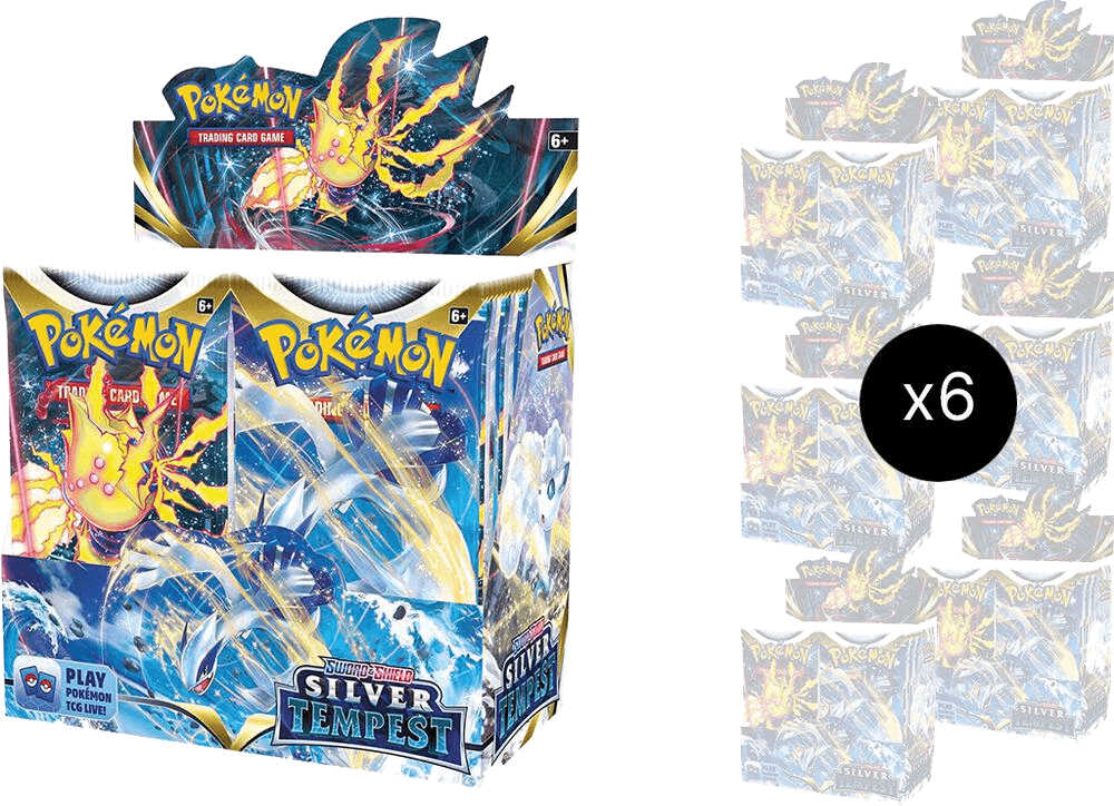 Silver Tempest Booster Box Case