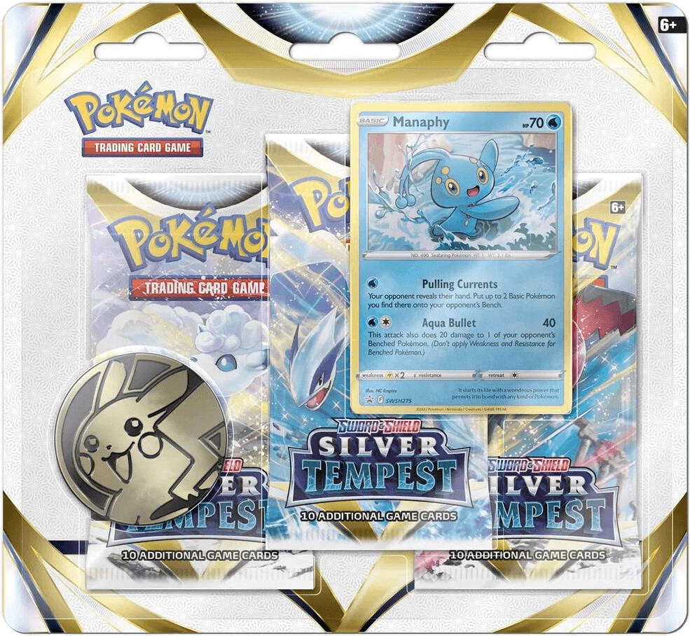 Silver Tempest 3 Pack Blister [Manaphy]