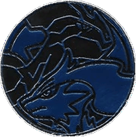 Dark Explorers: Reshiram and Zekrom Coin (Blisters) (Blue)
