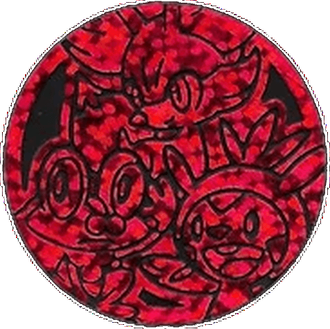 Pokémon Products: XY Starters Coin (Lawson Limited Pokémon Coin Set) (Red)