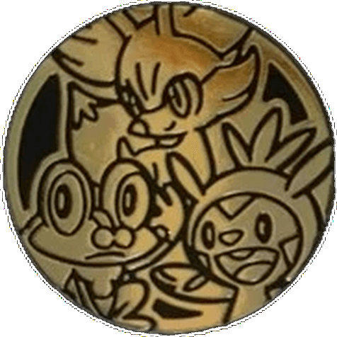XY Trainer Kit: XY Starters Coin (Gold)