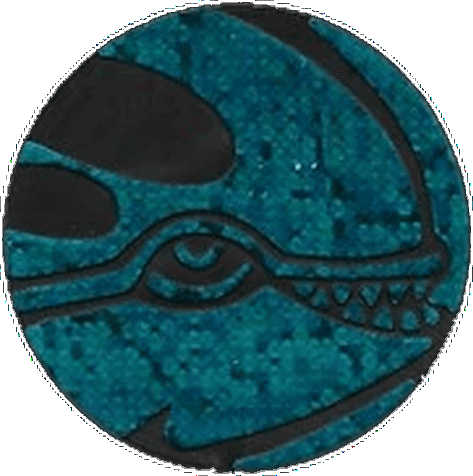 Kyogre Coin (Lawson Limited Pokémon Coin Set Groudon & Kyogre)