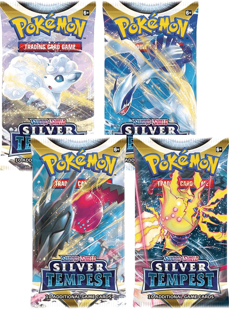 Silver Tempest Booster Pack Art Bundle [Set of 4]