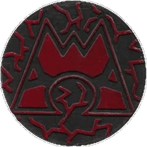 Double Crisis: Team Magma emblem Coin (Blisters) (Mirror Foil)