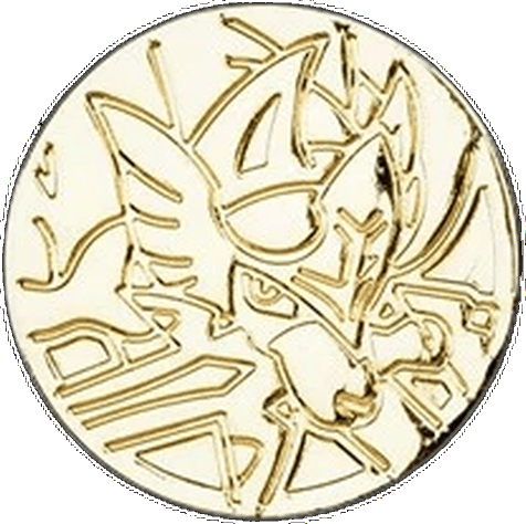 Zacian Coin (Sword & Shield Elite Trainer Box Plus—Zacian)