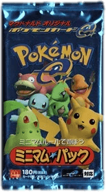 McDonald's Pokémon-e Minimum Pack Booster