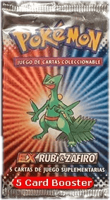 EX Ruby & Sapphire Booster (5 Cards)