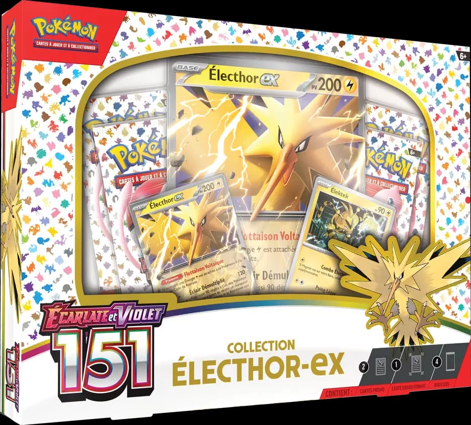 Scarlet & Violet 151 Zapdos-ex Collection Box
