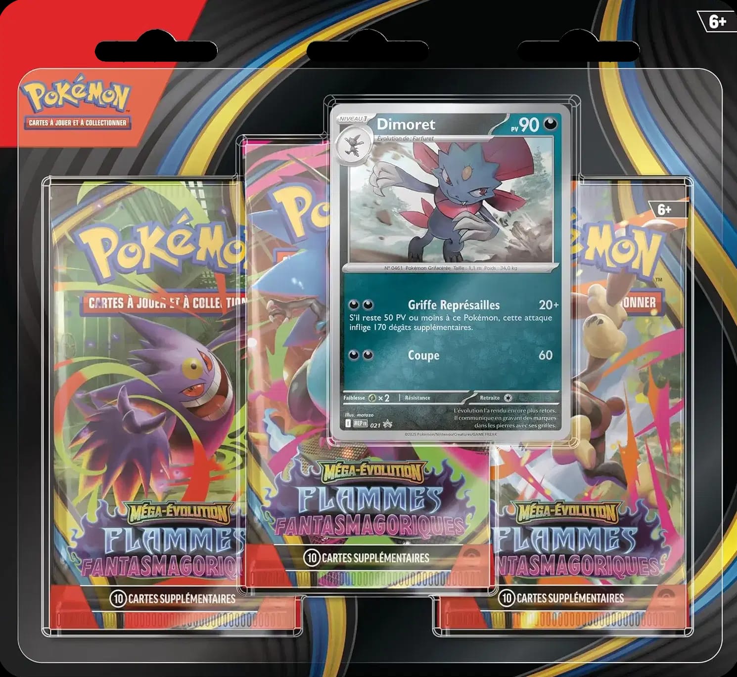 Phantasmal Flames - Three Pack Blister - Weavile