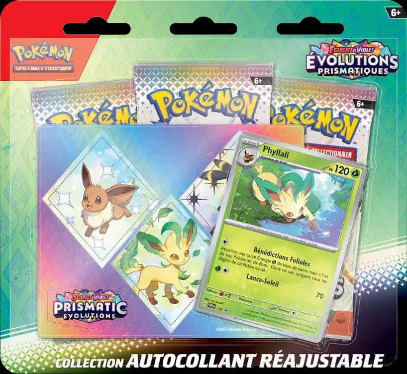 Prismatic Evolutions Tech Sticker Collection Leafeon