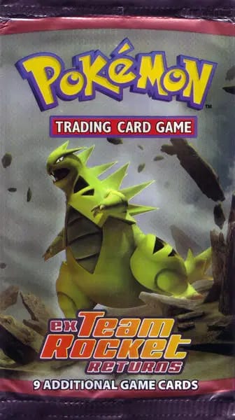 EX : Team Rocket Returns Booster - Tyranitar