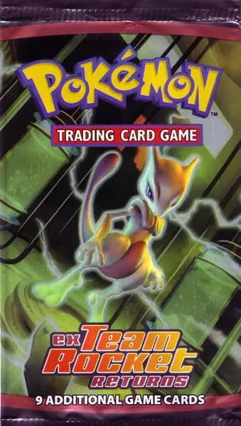 EX : Team Rocket Returns Booster - Mewtwo