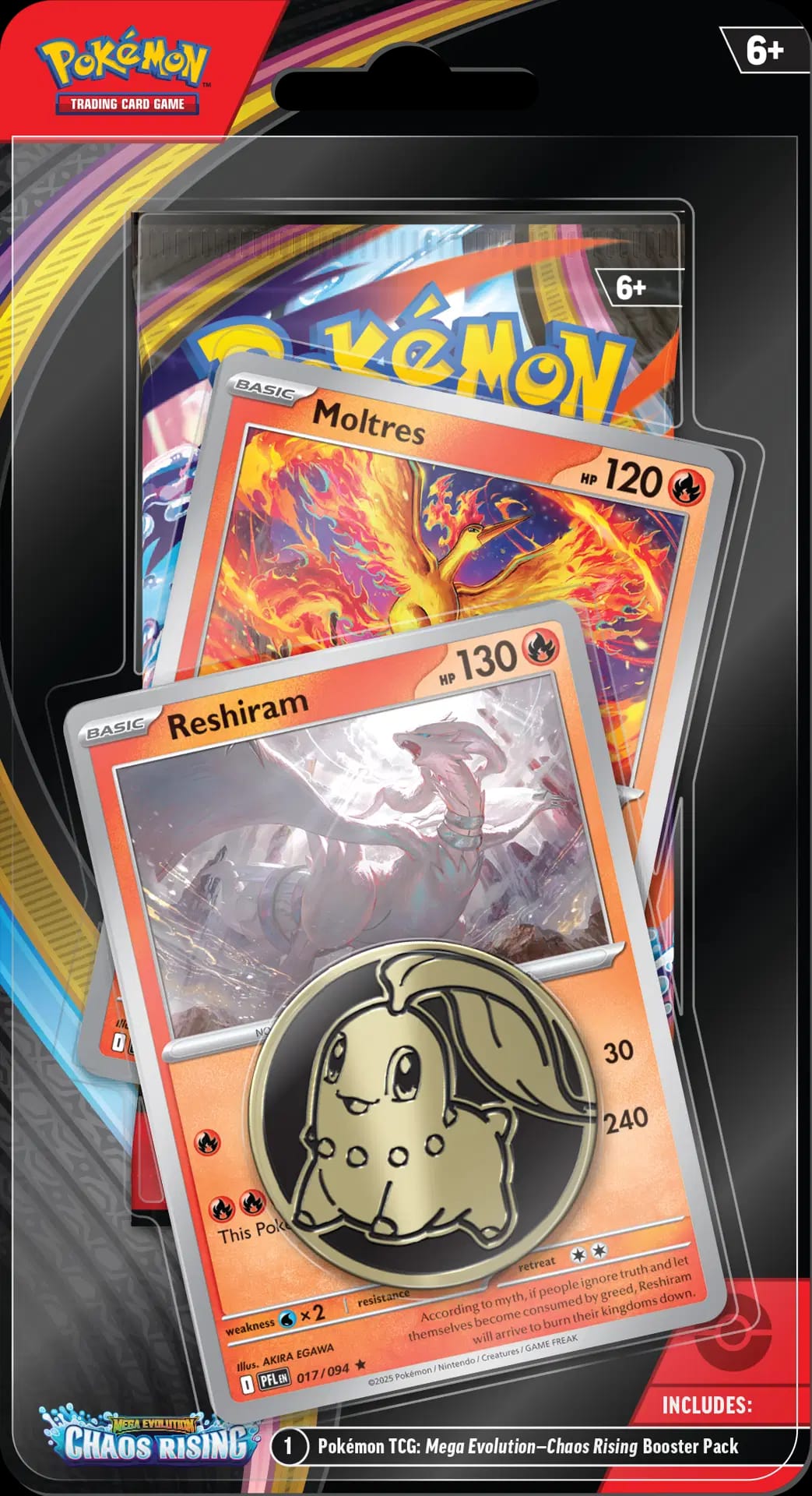 Premium Checklane Blister - Chaos Rising - Reshiram
