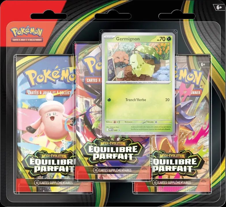 Perfect Order - Three Pack Blister - Chikorita