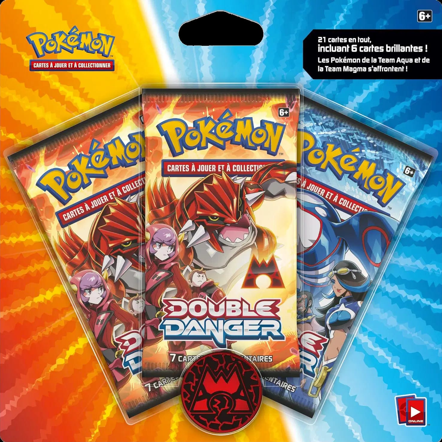 Double Crisis - Team Magma - Three Pack Blister