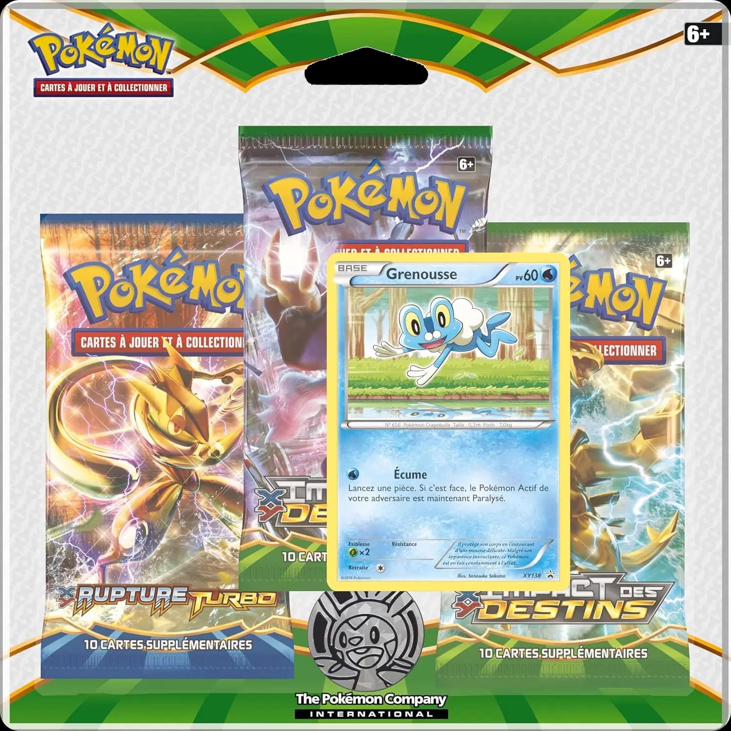 Fates Collide - Three Pack Blister - Froakie