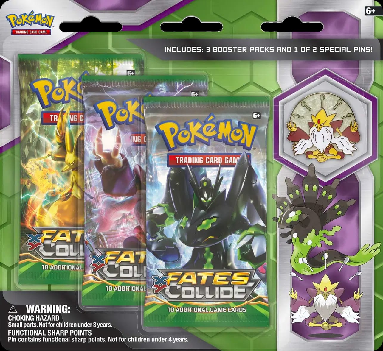 Fates Collide - Three Pack Blister - Mega Alakazam