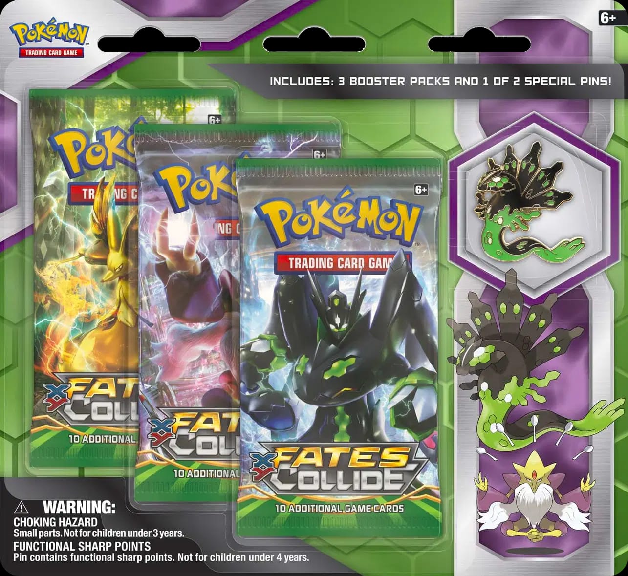 Fates Collide - Three Pack Blister - Zygarde