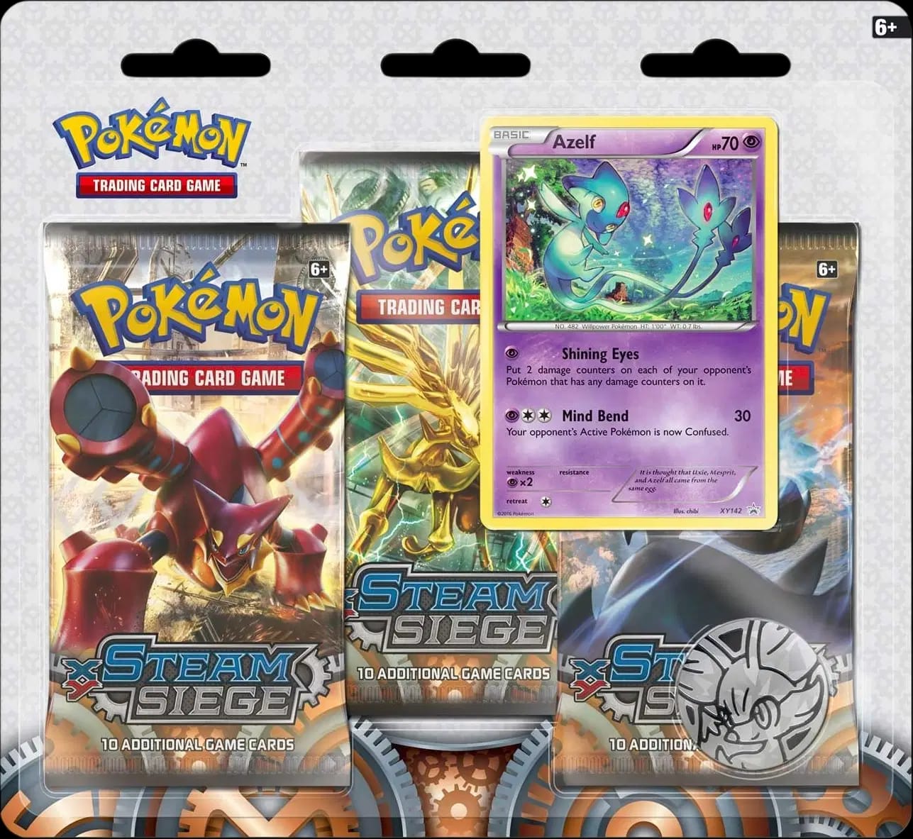 Steam Siege - Three Pack Blister - Azelf