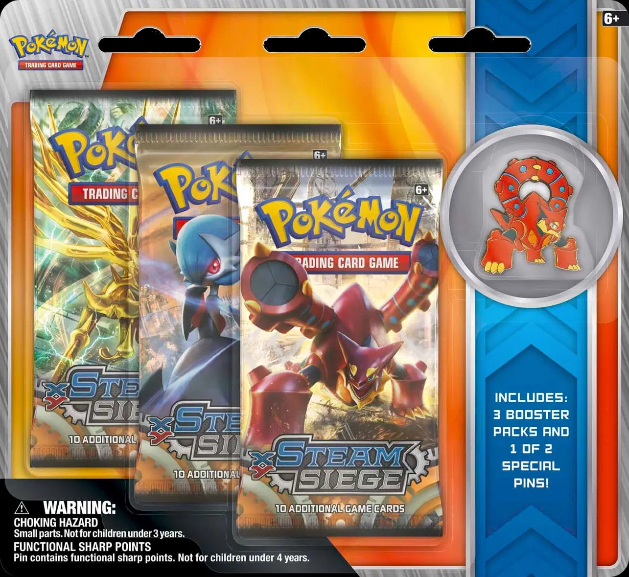 Steam Siege - Three Pack Blister - Volcanion