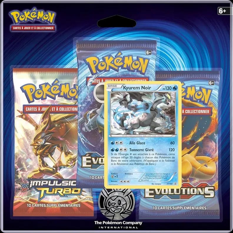 Evolutions - Three Pack Blister - Kyurem Noir
