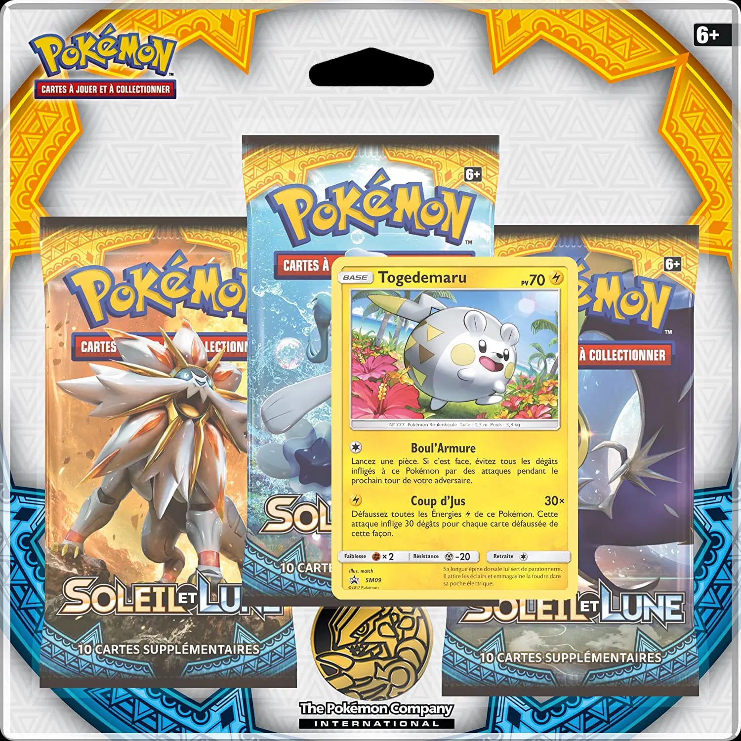 Sun & Moon - Three Pack Blister - Togedemaru