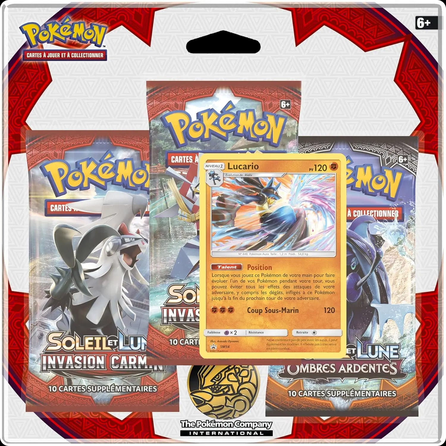 Crimson Invasion - Three Pack Blister - Lucario