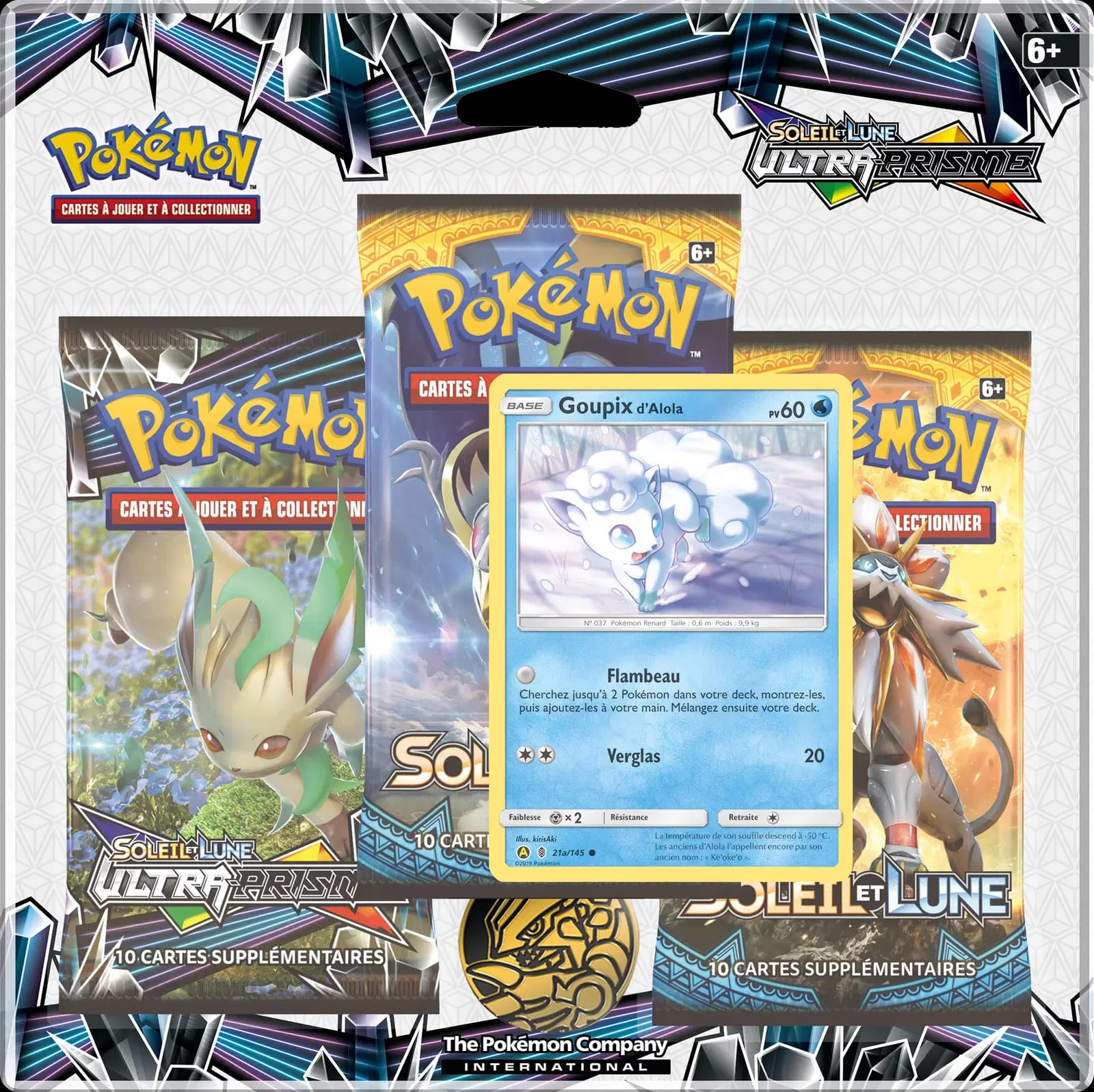 Ultra Prism - Three Pack Blister -Alolan Vulpix