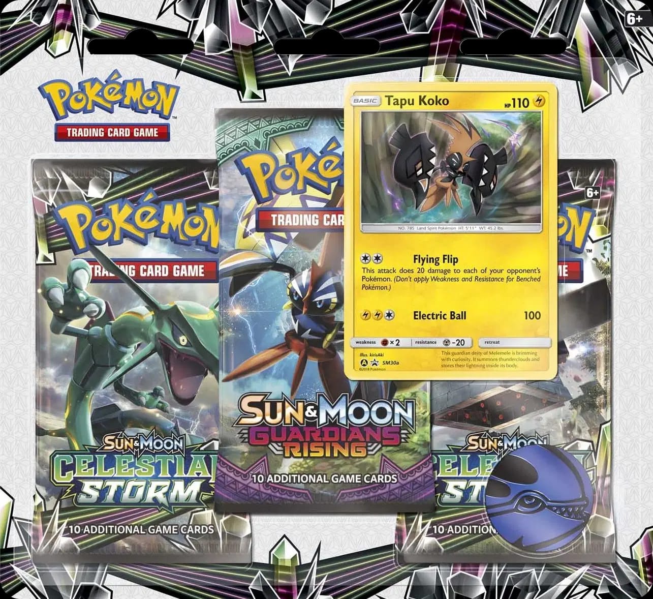 Celestial Storm - Three Pack Blister - Tapu Koko