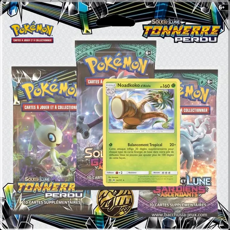 Lost Thunder - Three Pack Blister - Alolan Exeggutor