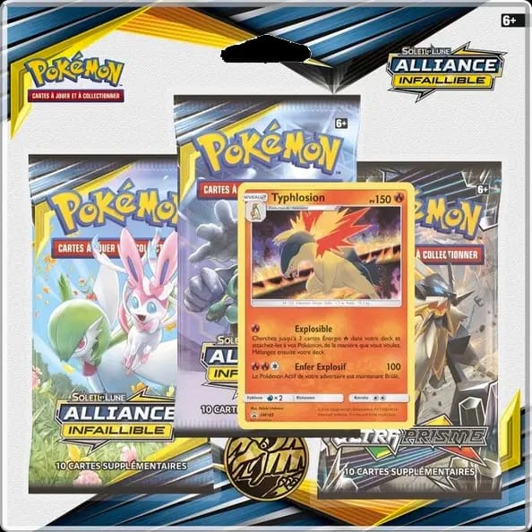 Unbroken Bonds - Three Pack Blister - Typhlosion