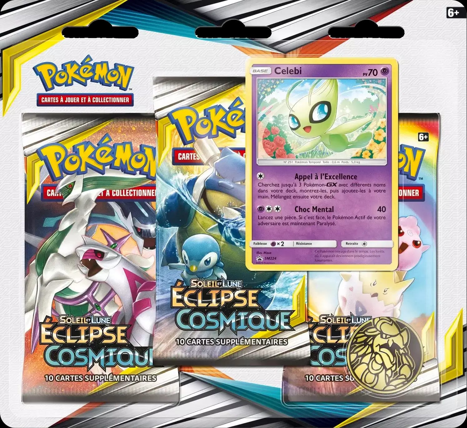 Cosmic Eclipse - Three Pack Blister - Celebi