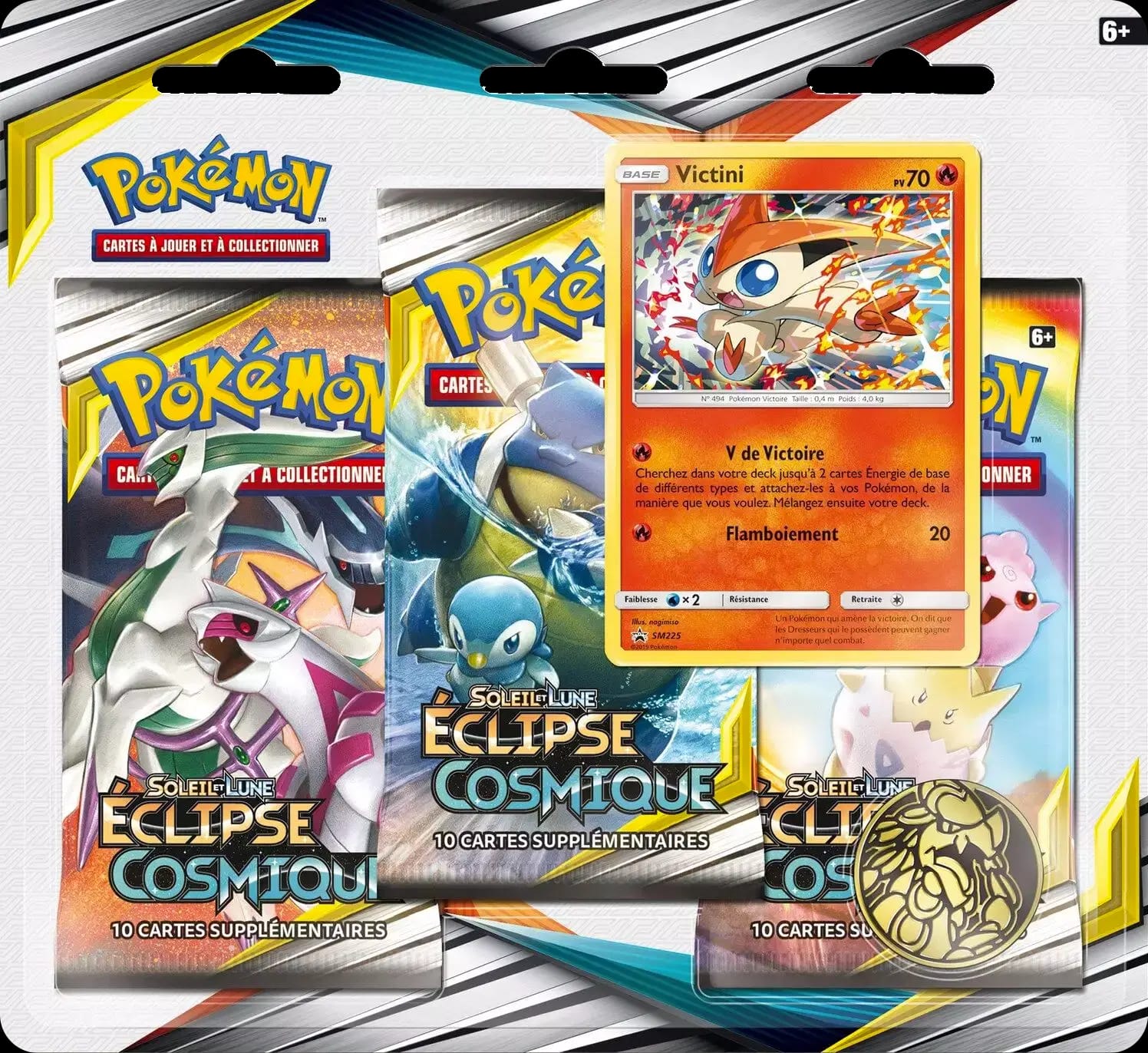 Cosmic Eclipse - Three Pack Blister - Victini
