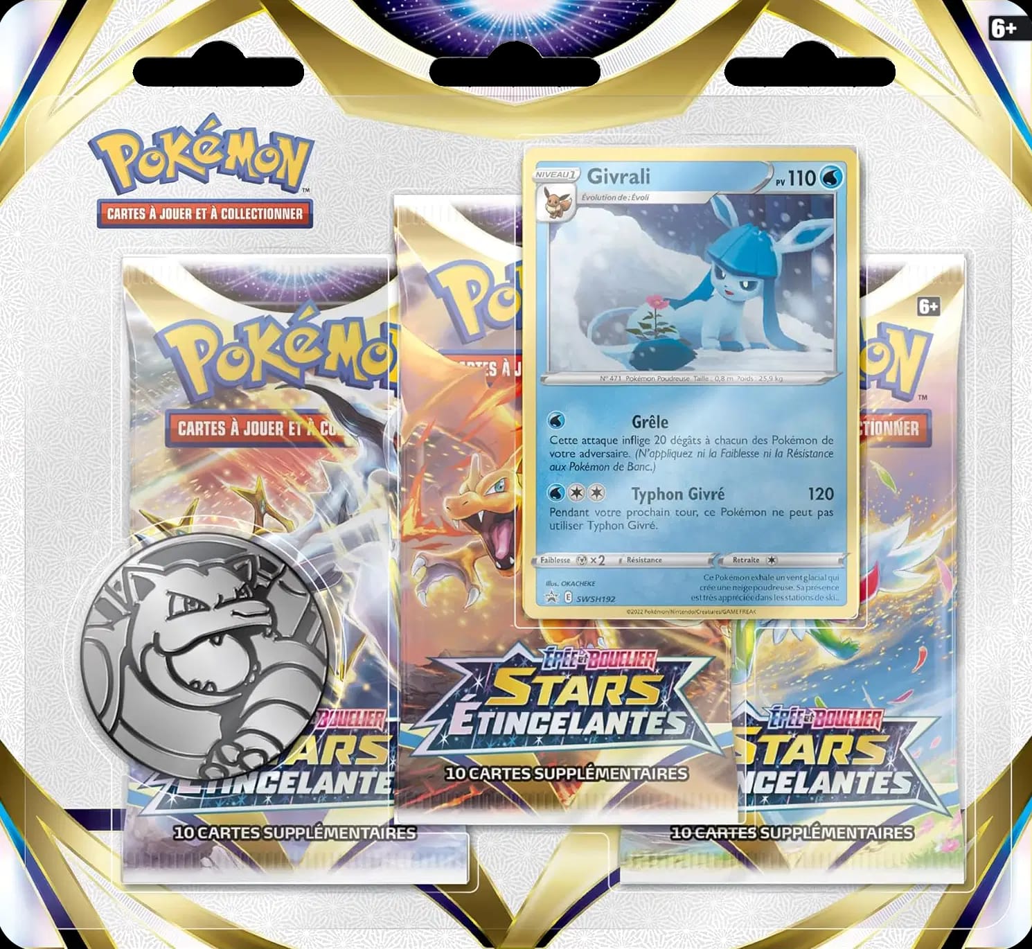 Brilliant Stars - Three Pack Blister - Glaceon