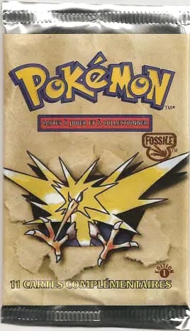 Fossil Booster - 1st Edition - Zapdos