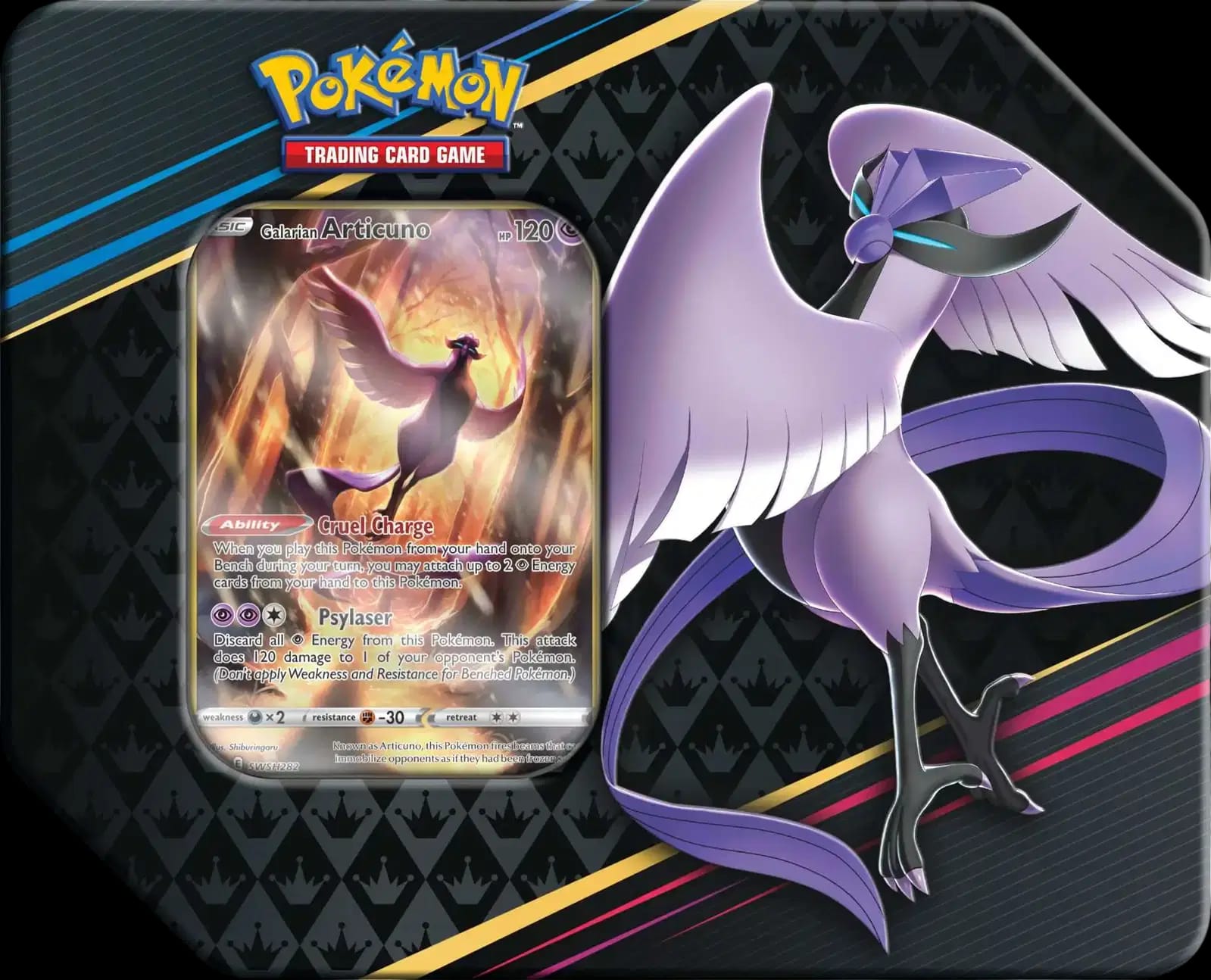 Crown Zenith - Galarian Articuno Tin 🇺🇸